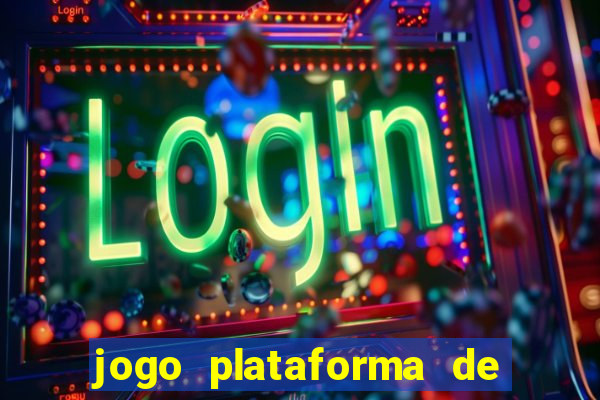 jogo plataforma de 3 reais